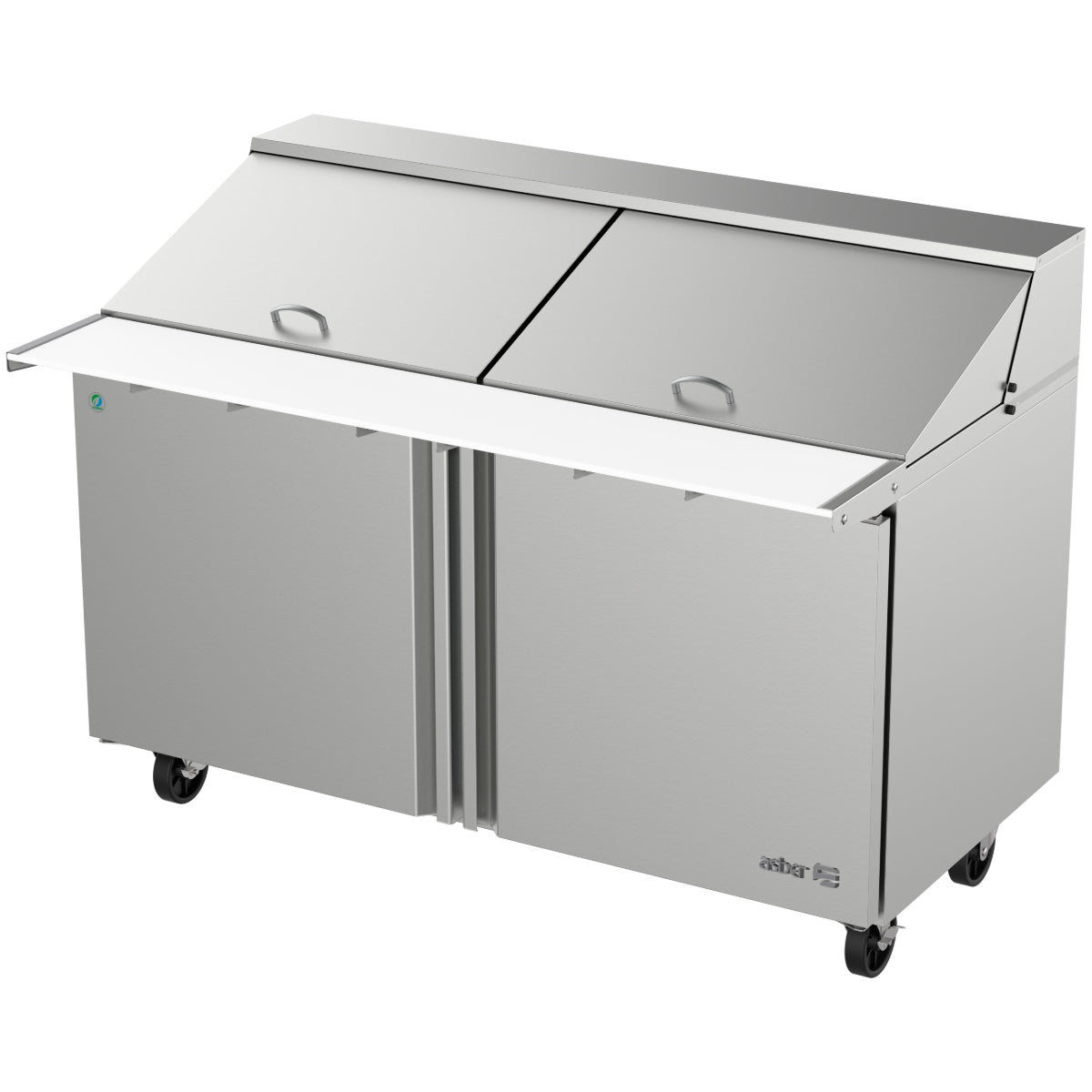 Mesa Refrigerada de Preparación Mega-Top 60" 2 Puertas 24 Insertos ASBER APTM-60-24-HC