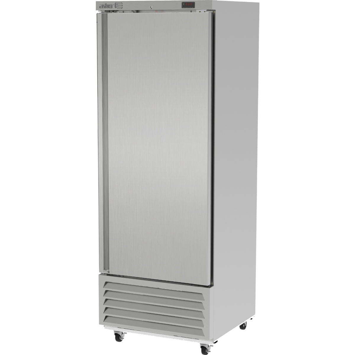 Refrigerador Industrial Vertical de 1 Puerta 17 ft³ Acero Inoxidable ASBER ARR-17-H-HC