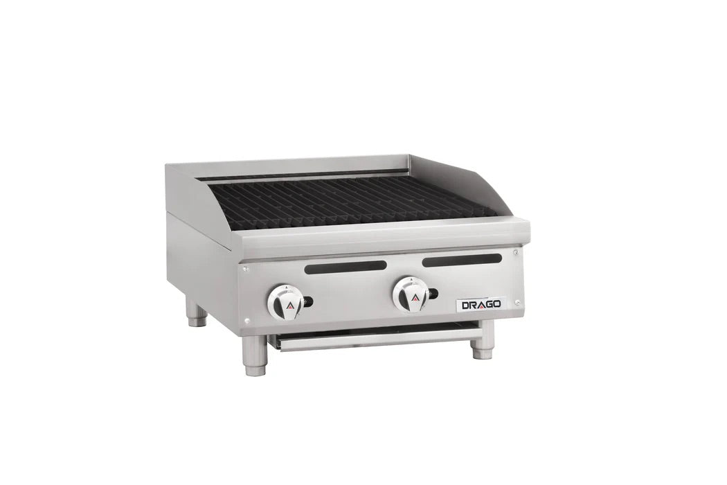 Asador Radiante Gas 2 Quemadores Drago AG-2R