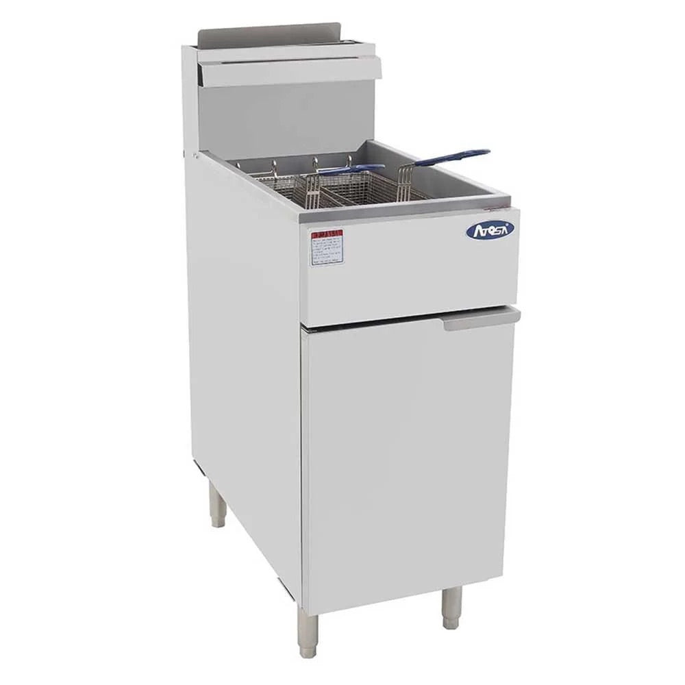 Freidora Atosa ATFS-40 Freidora 2 Canastillas 19.5 Litros Gas