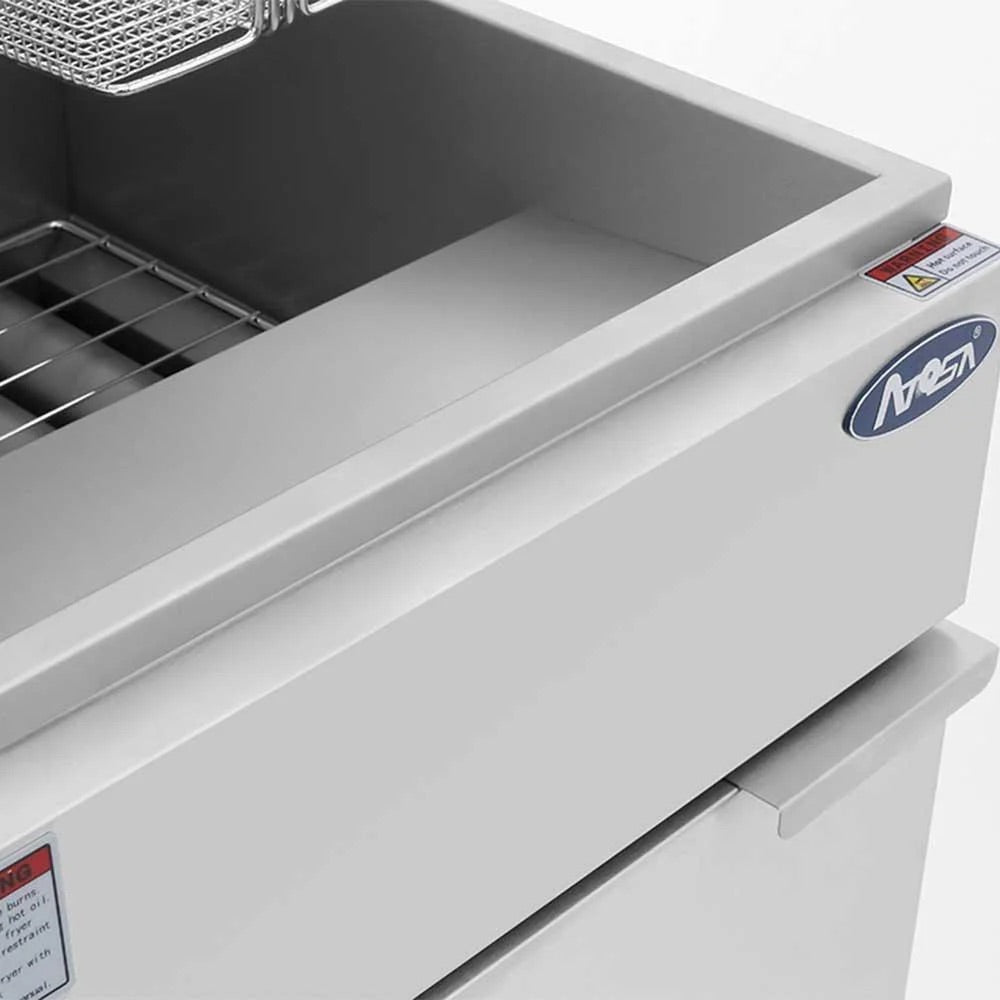 Freidora Atosa ATFS-40 Freidora 2 Canastillas 19.5 Litros Gas