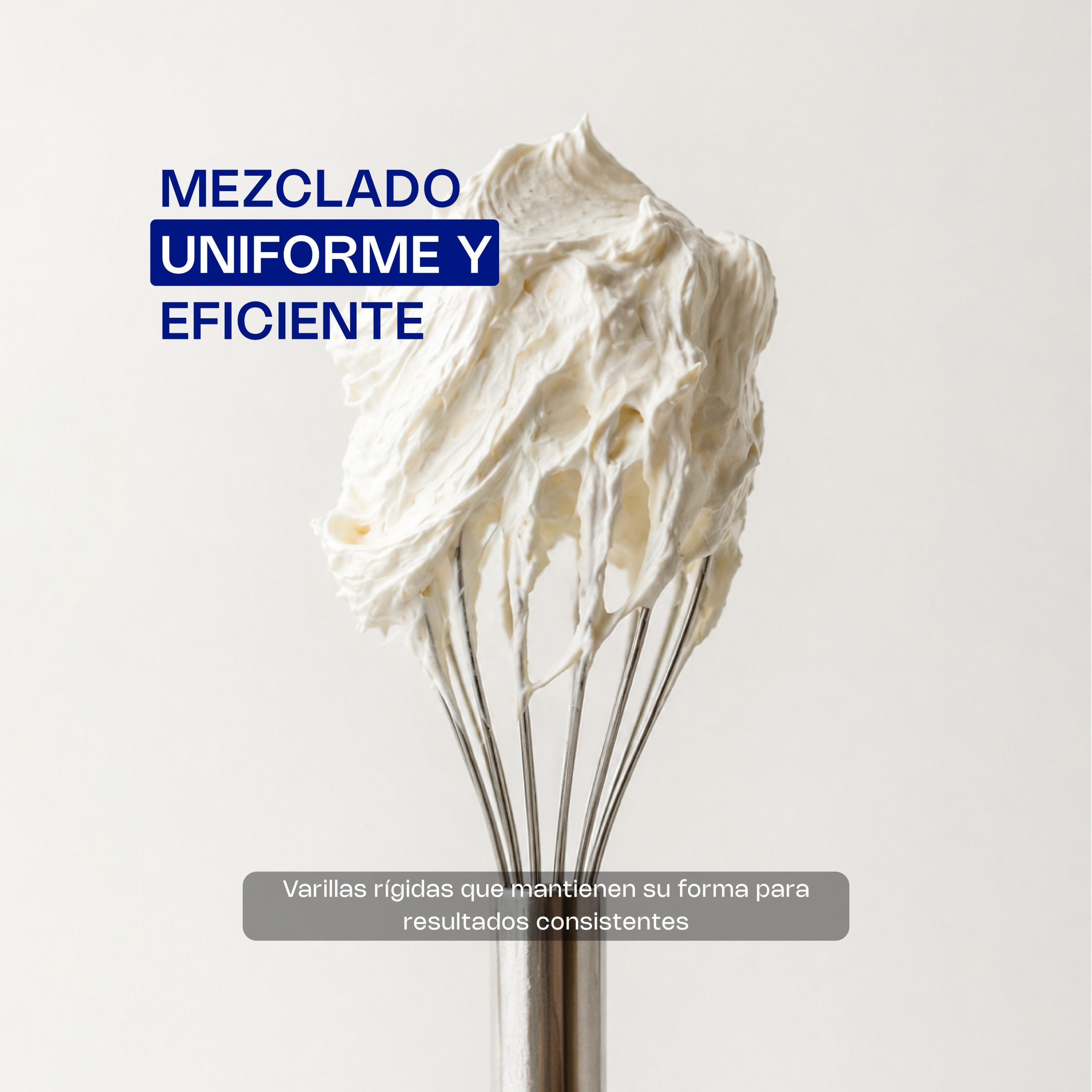Batidor Francés de Acero Inoxidable de 28 cm para Cocina - Caledonia BATFRA-10