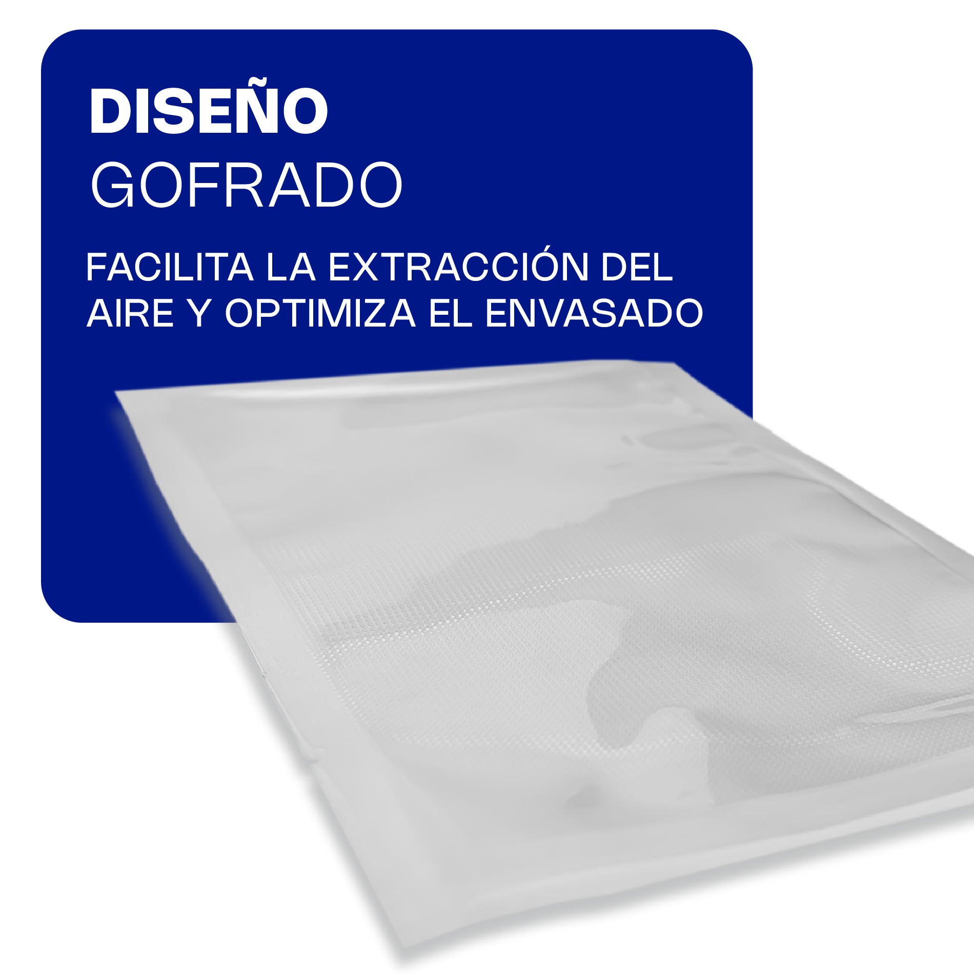 Bolsa Gofrada para Empacado al Vacío 15 x 20 cm Rhino BOVAC-20A