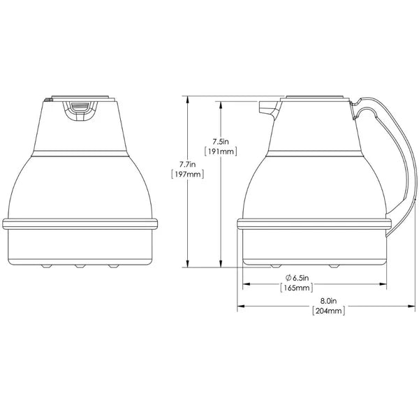 Jarra Termica Bunn 36252.0001 Thermal Carafe, ORN 1.9L 1PK  Jarra Termica para Cafeteria Cafe