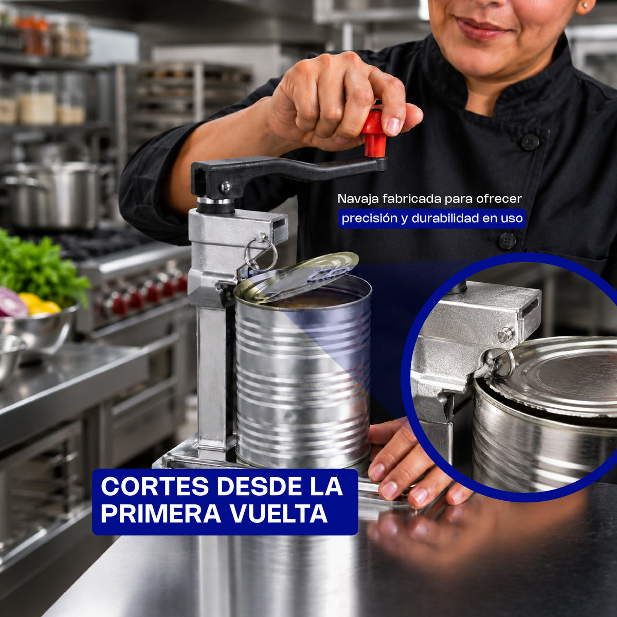 Abrelatas Industrial de 55 cm Caledonia ABRIN-55