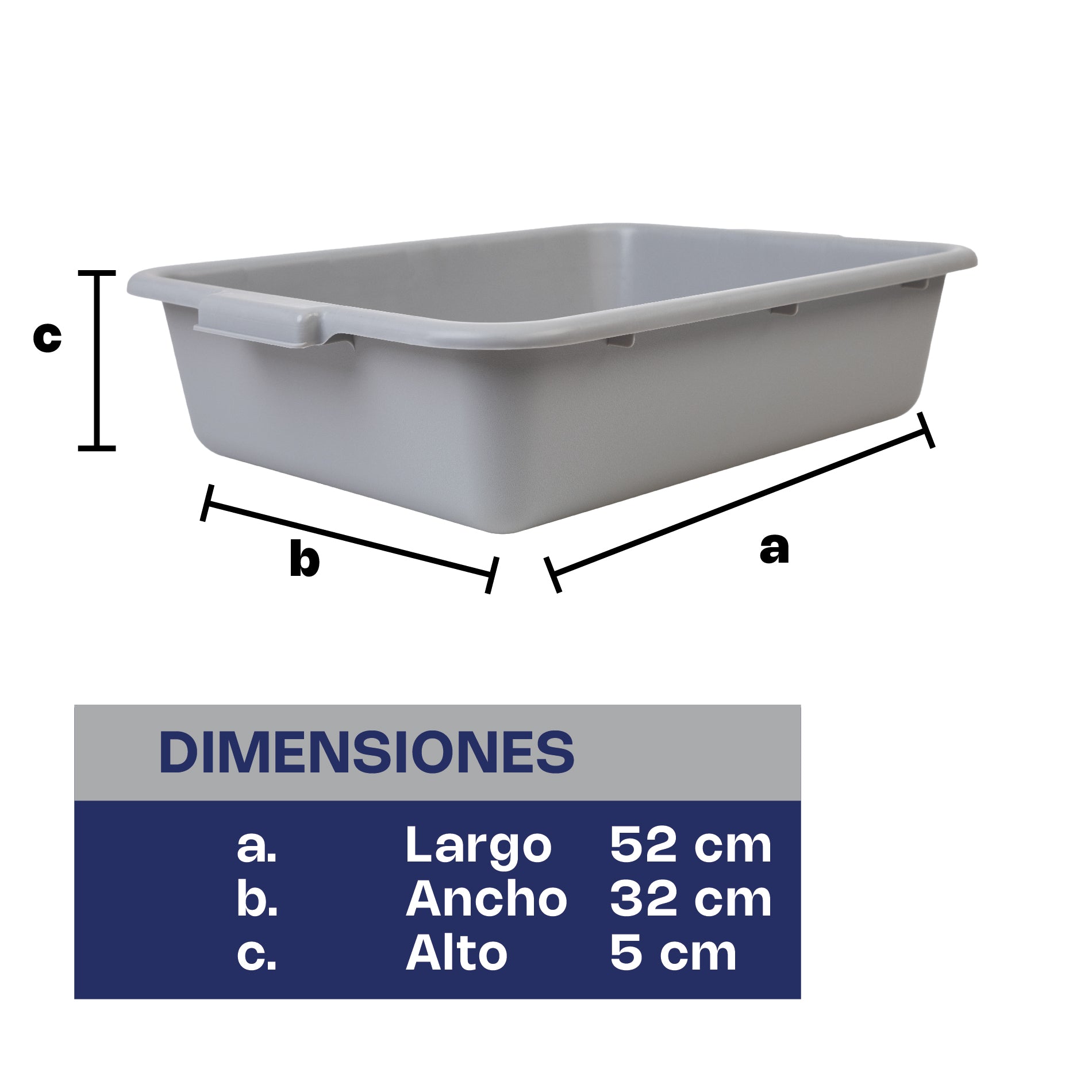 Charola de Servicio 5" 6pz Caledonia CHALE-5