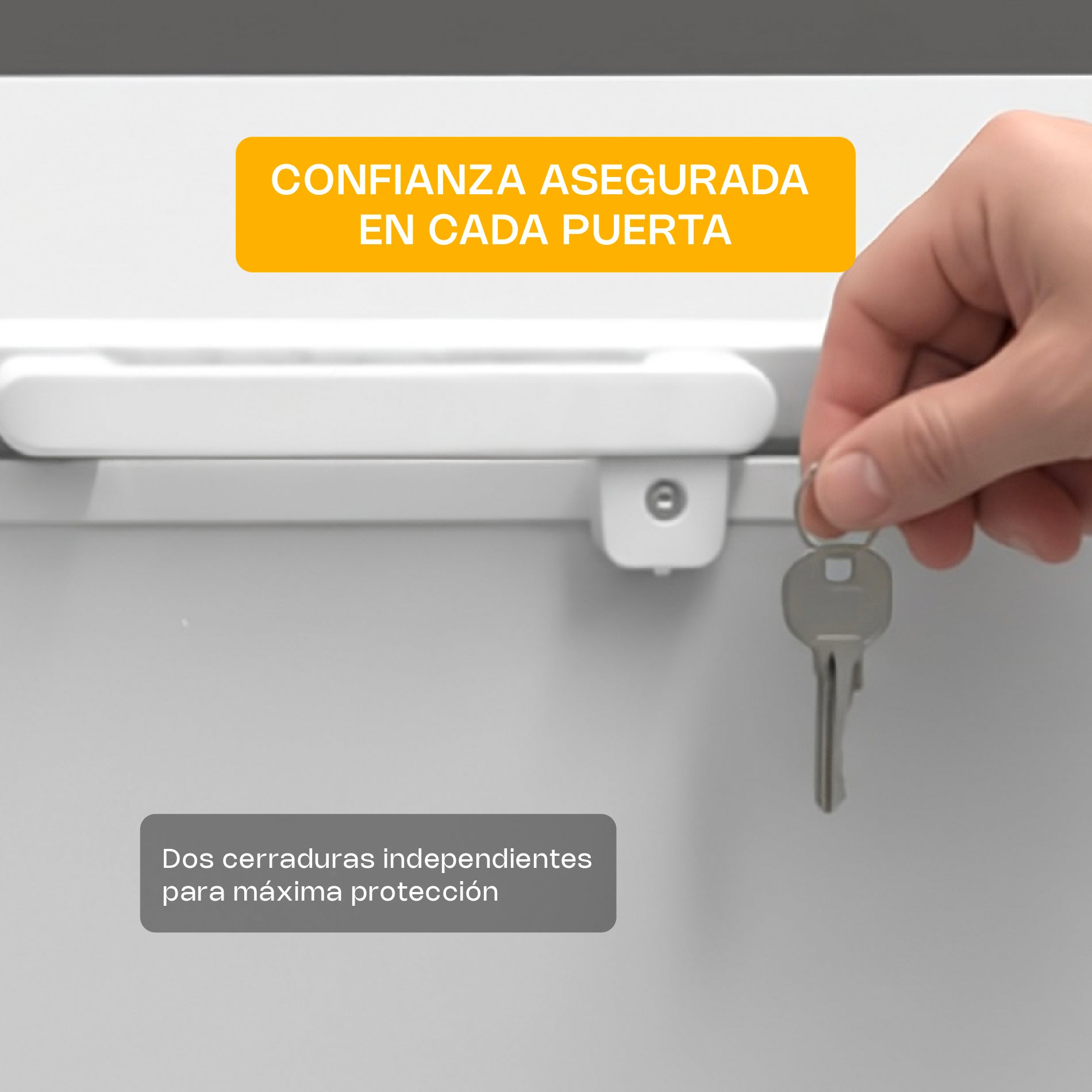 Congelador Horizontal Comercial Dual de 24 ft³ con Tapa de Acero Inoxidable Rhino CONGECO-24X