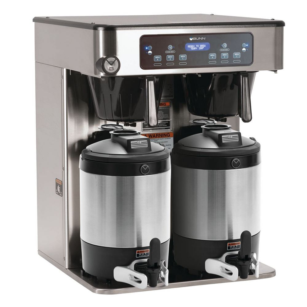Cafetera / Percoladora ICB TWIN Bunn 53200.0100 + 2 Termos Digitales 42750.0200