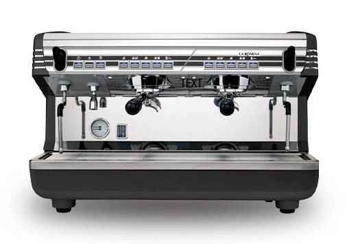 Simonelli Máquina cafetera volumétrica de 2 grupos La Romina