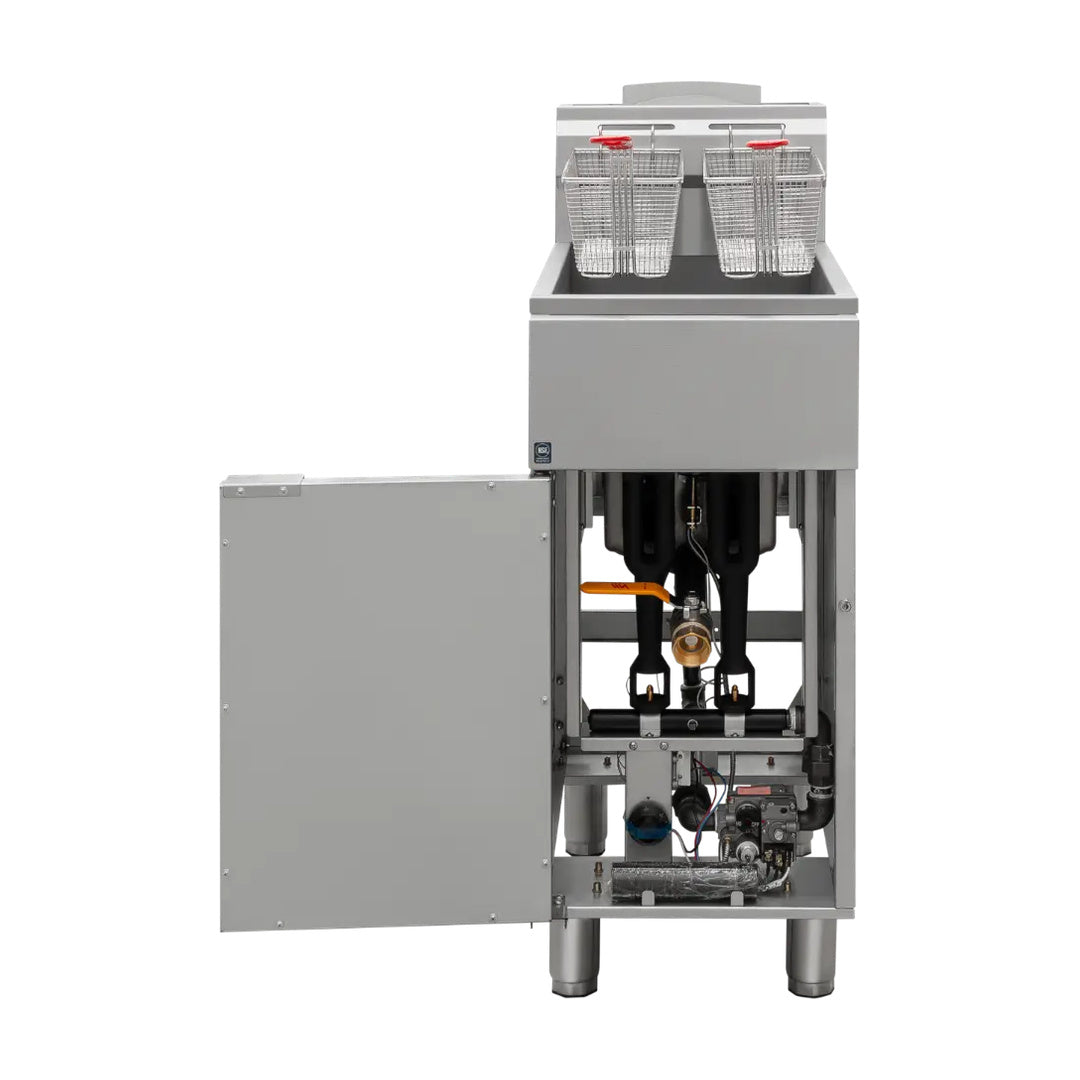 Freidora a gas de 16 litros modelo FG-16 RS Drago GFR-216-04 / GFR-216-09