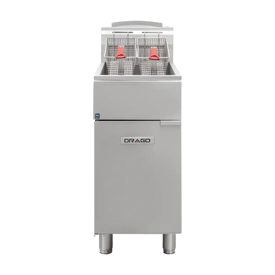 Freidora a Gas 21L FG-21 RS Drago GFR-321-04 / GFR-321-09