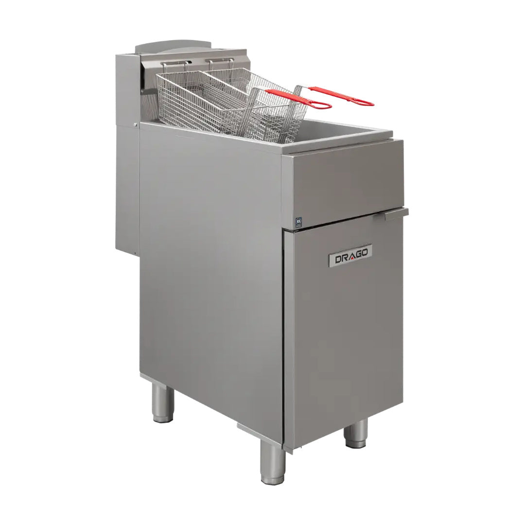 Freidora a Gas 21L FG-21 RS Drago GFR-321-04 / GFR-321-09