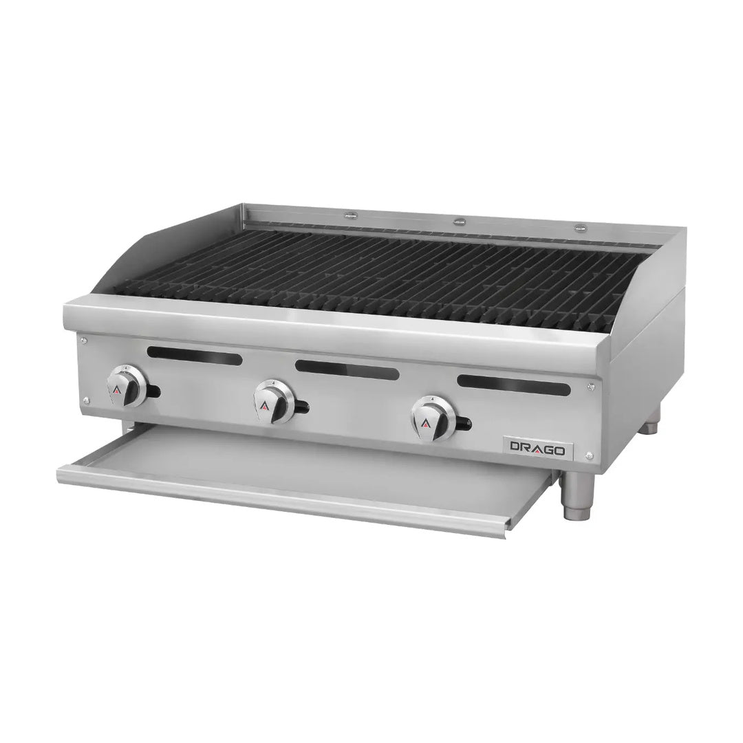 Asador Radiante 3 Quemadores AG-3R Drago GNAS-03-00 / GPAS-03-00