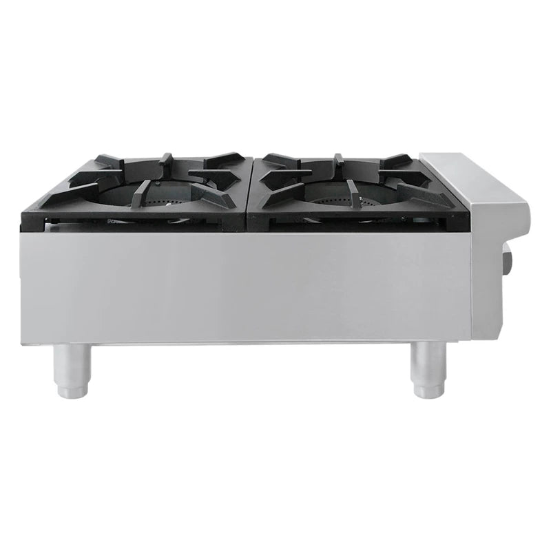 Parrilla de 2 quemadores modelo CG-20 Drago GNPA-200-V / GPPA-200-V