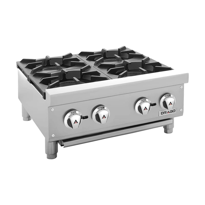 Parrilla de 4 quemadores Marca Drago Modelo CG-40 freeshipping - Innova FoodService