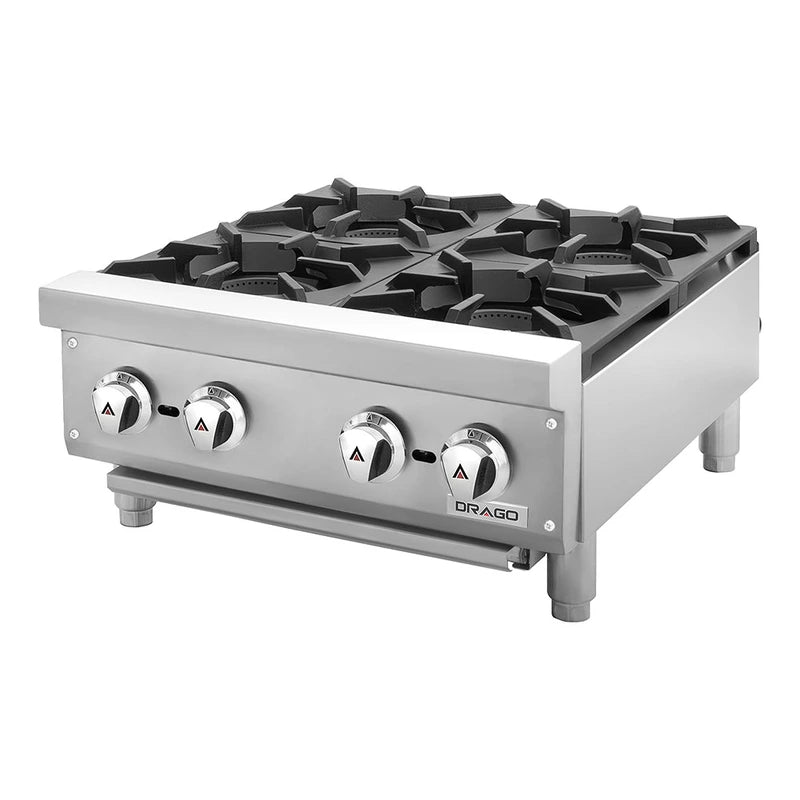 Parrilla de 4 quemadores modelo CG-40 Drago GNPA-400-V / GPPA-400-V