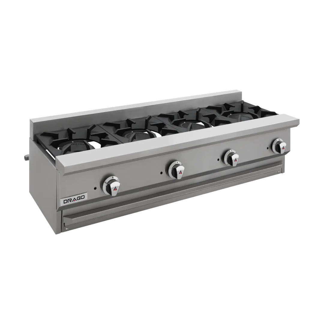 Parrilla de 4 quemadores linea slim Marca Drago Modelo CG-40-SLIM freeshipping - Innova FoodService