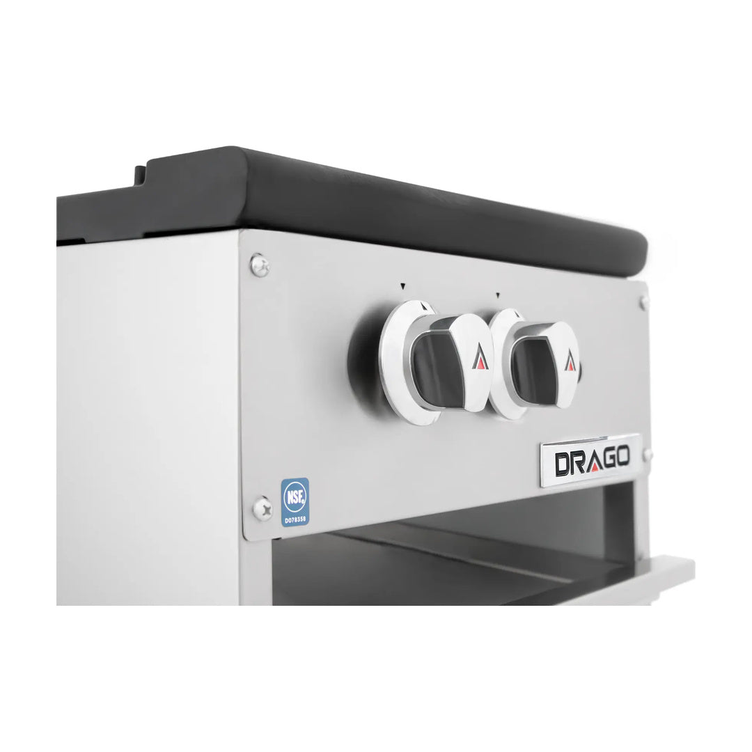 Estufón de 1 sección patas largas a gas Drago GPFO-01-SH / GNFO-01-SH