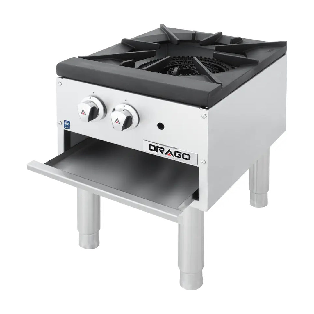 Estufón de 1 sección patas largas a gas Drago GPFO-01-SH / GNFO-01-SH