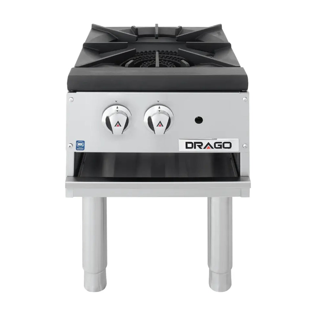 Estufón de 1 sección patas largas a gas Drago GPFO-01-SH / GNFO-01-SH