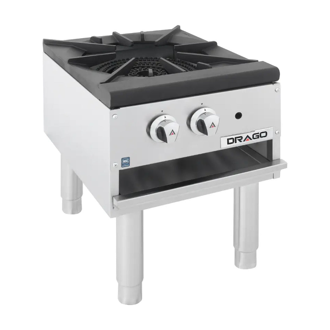 Estufón de 1 sección patas largas a gas Drago GPFO-01-SH / GNFO-01-SH