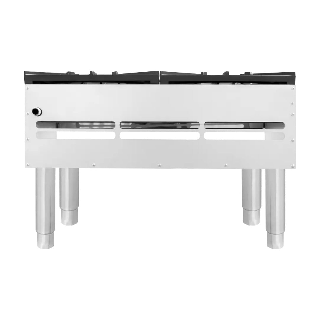 Estufon a Gas de 2 secciones Vertical Altura Estándar Drago GNFO-02-VSH / GPFO-02-VSH