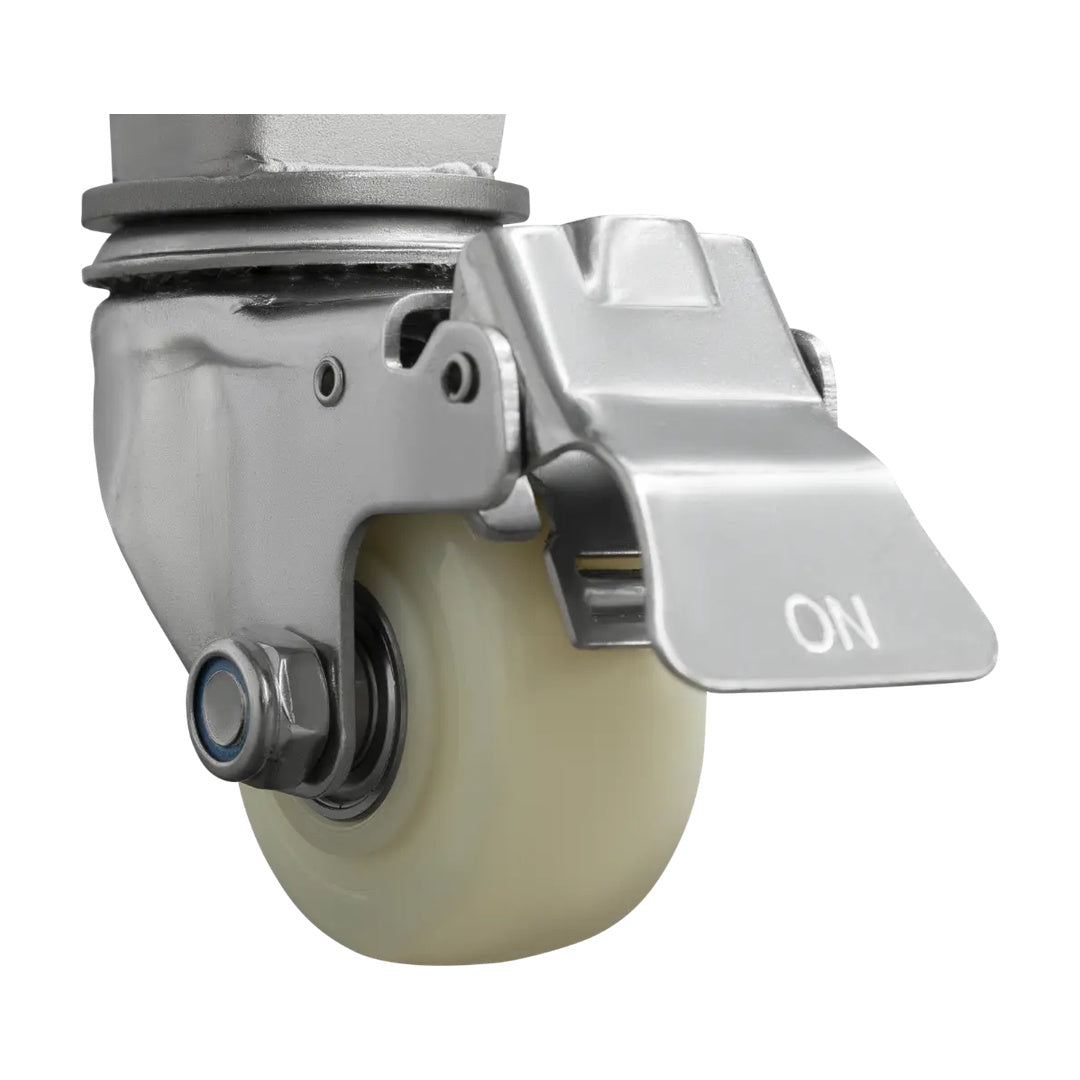 Molino de carne MC-32P-2HP de acero inoxidable 2hp con pedestal Drago MC-32P-2HP