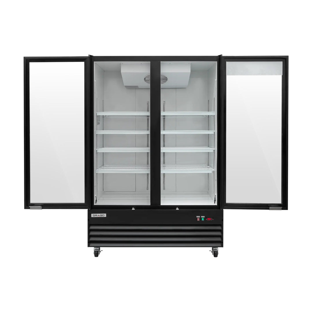Refrigerador Comercial 2 Puertas de cristal 1,123 L Drago RVC-2PC-1123