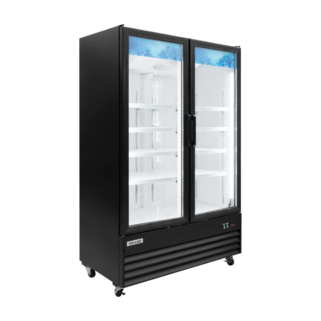 Refrigerador Comercial 2 Puertas de cristal 1,123 L Drago RVC-2PC-1123