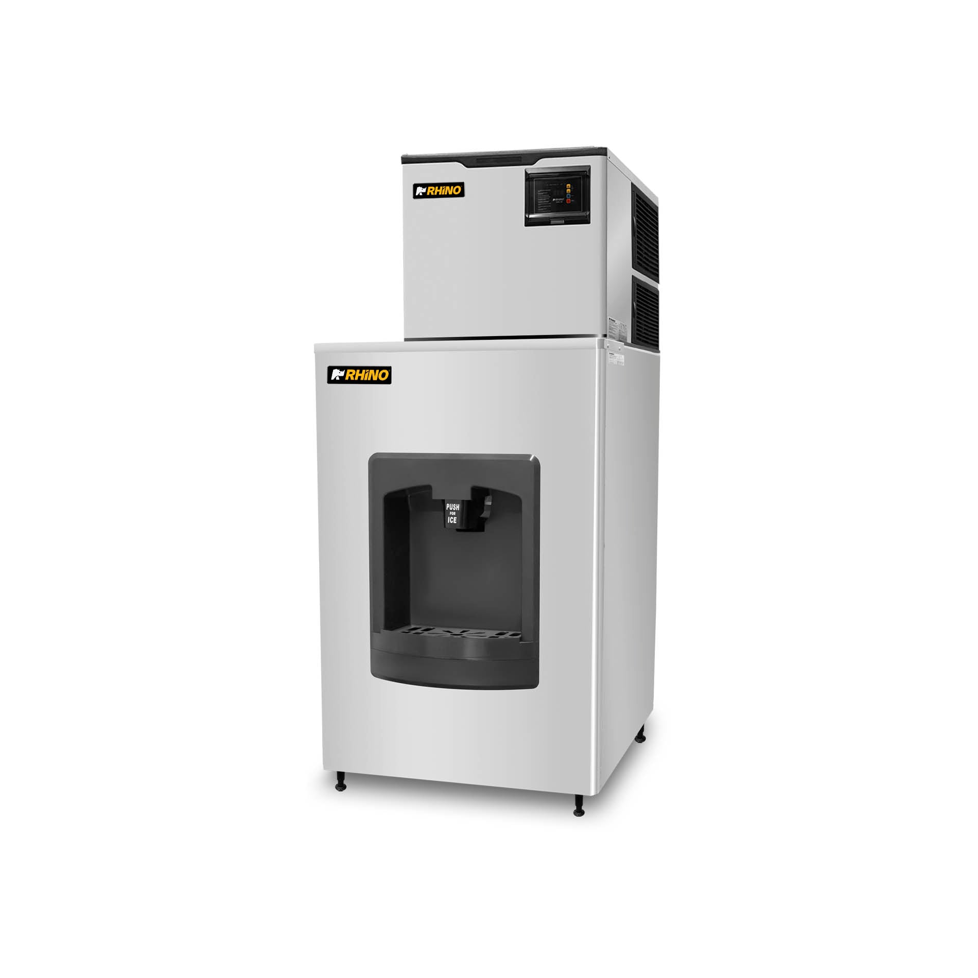 Dispensador de Hielo Profesional Capacidad de 100 kg Rhino DISHI-100