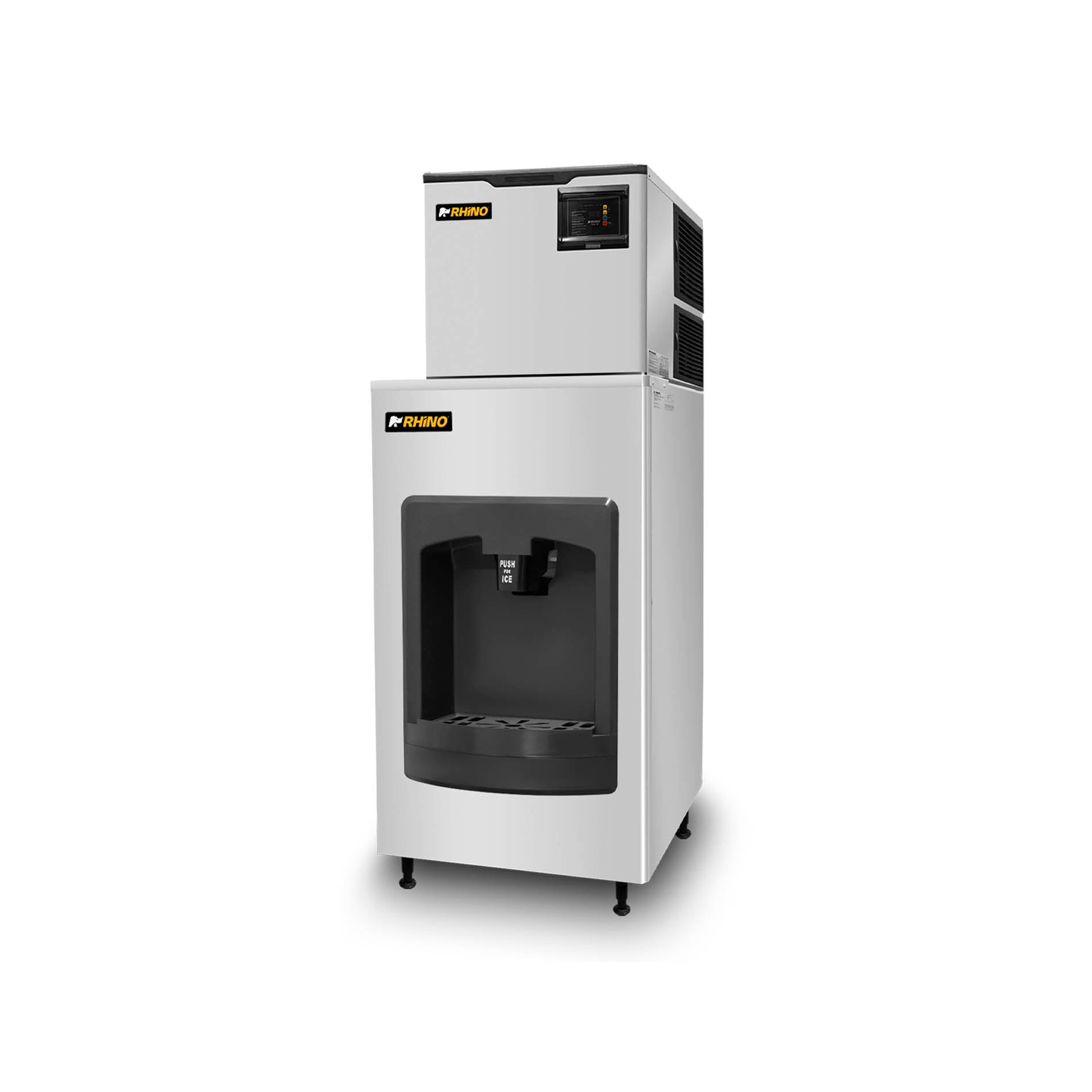 Dispensador de Hielo Profesional Capacidad de 60 kg Rhino DISHI-60
