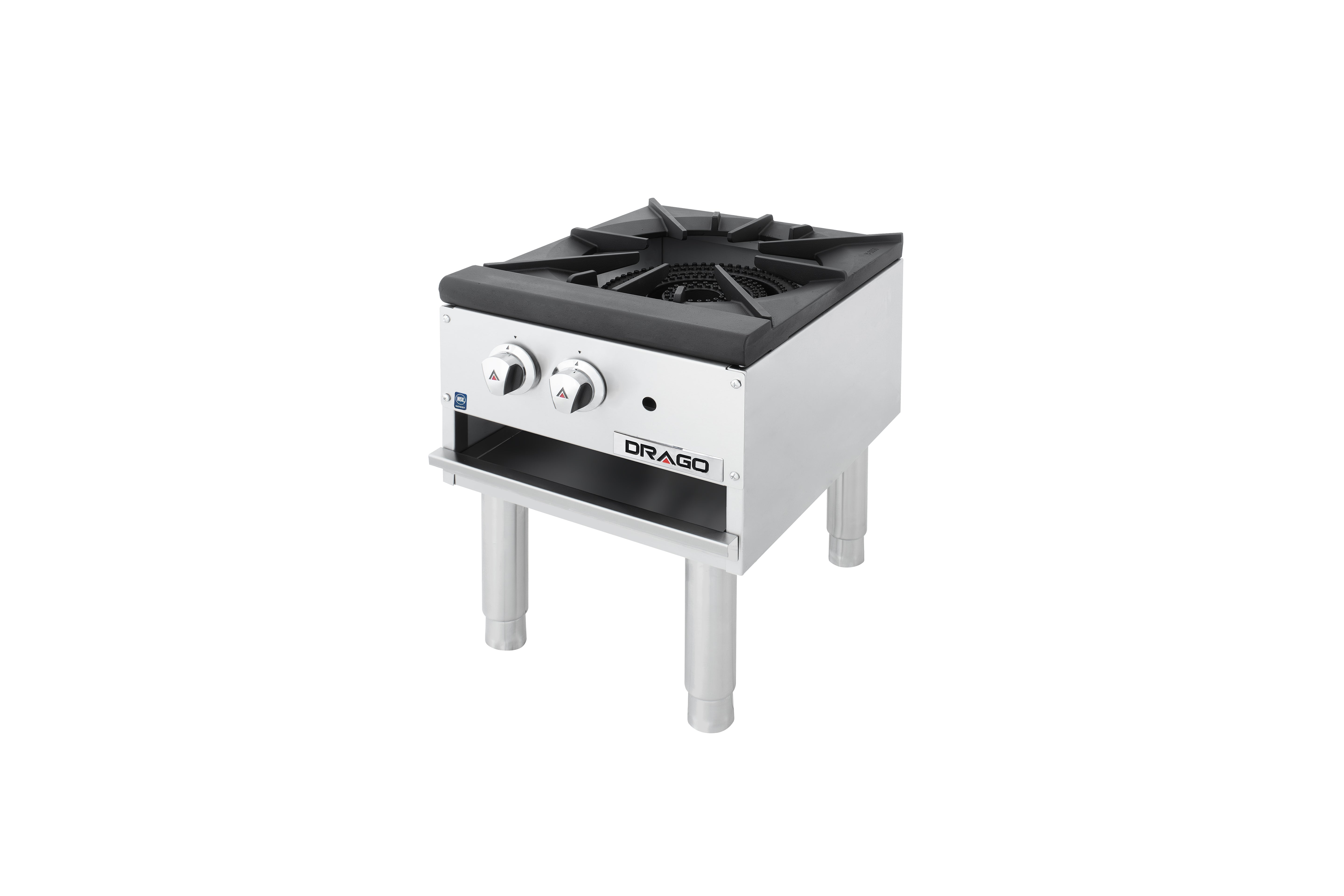 Estufón de 1 sección patas largas gas natural Drago GNFO-01-SH