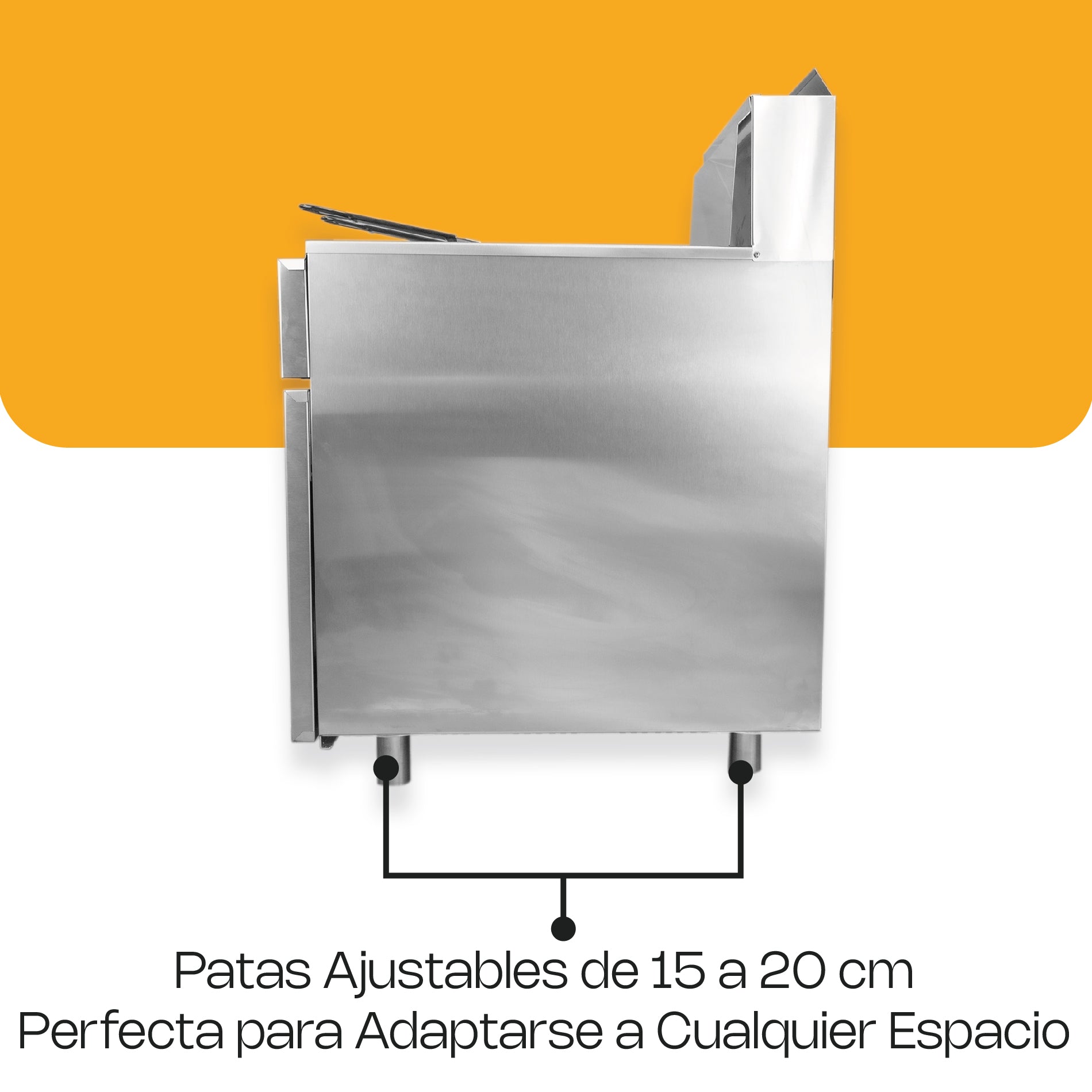 Freidora De Gas Lp 24 L Rhino FREI-24LP