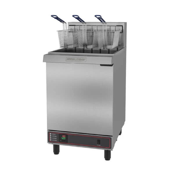 Freidora Industrial Eléctrica C/Zona Fría De Aceite Metalcubas FAO3C