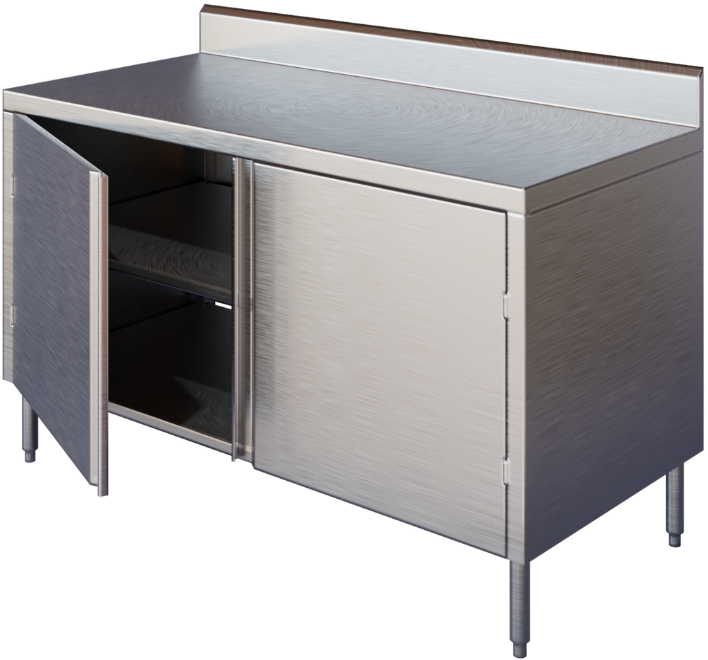 GABINETE CON PUERTAS ABATIBLES Y ENTREPAÑO.