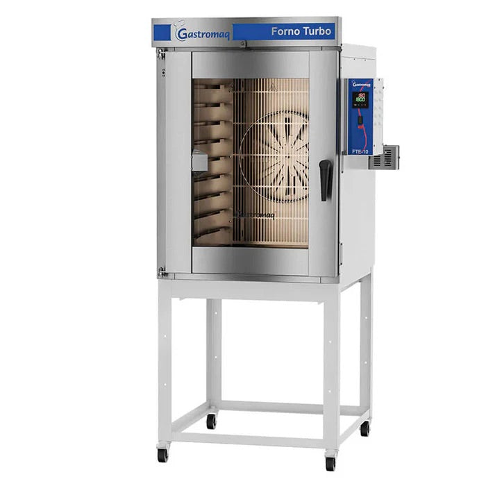 Horno Turbo Eléctrico 10 Charolas Gastromaq FTE10