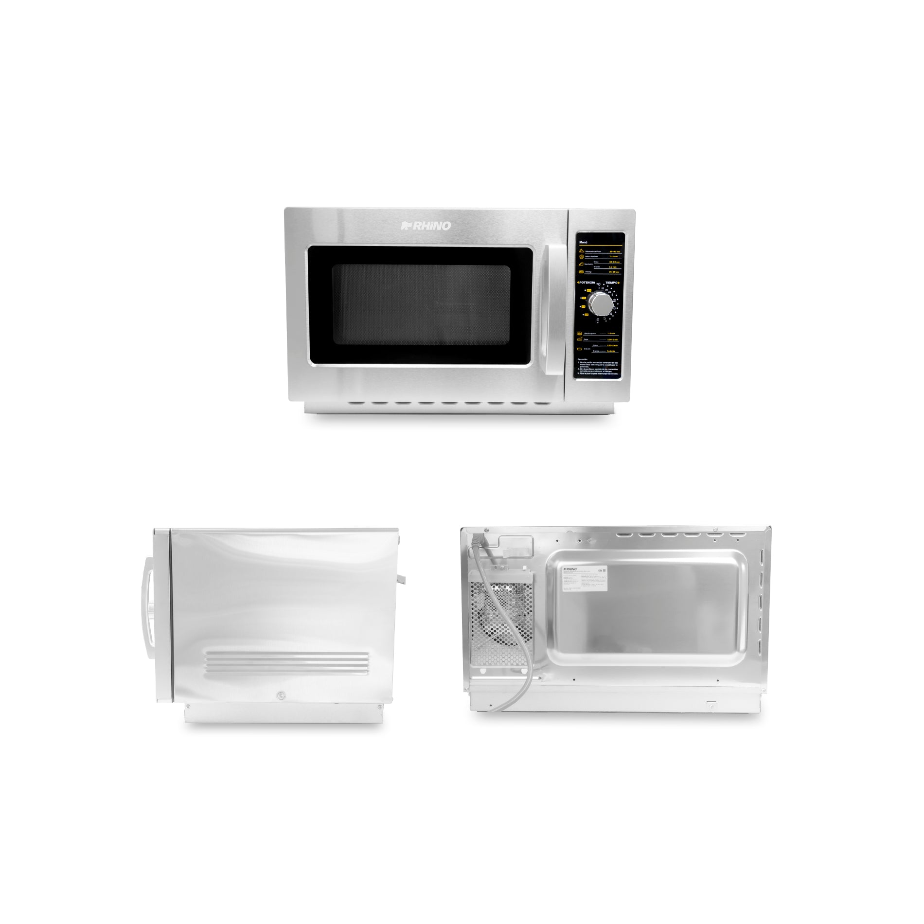 Horno de Microondas Análogo 1.2 pies Rhino HOMIC-12A