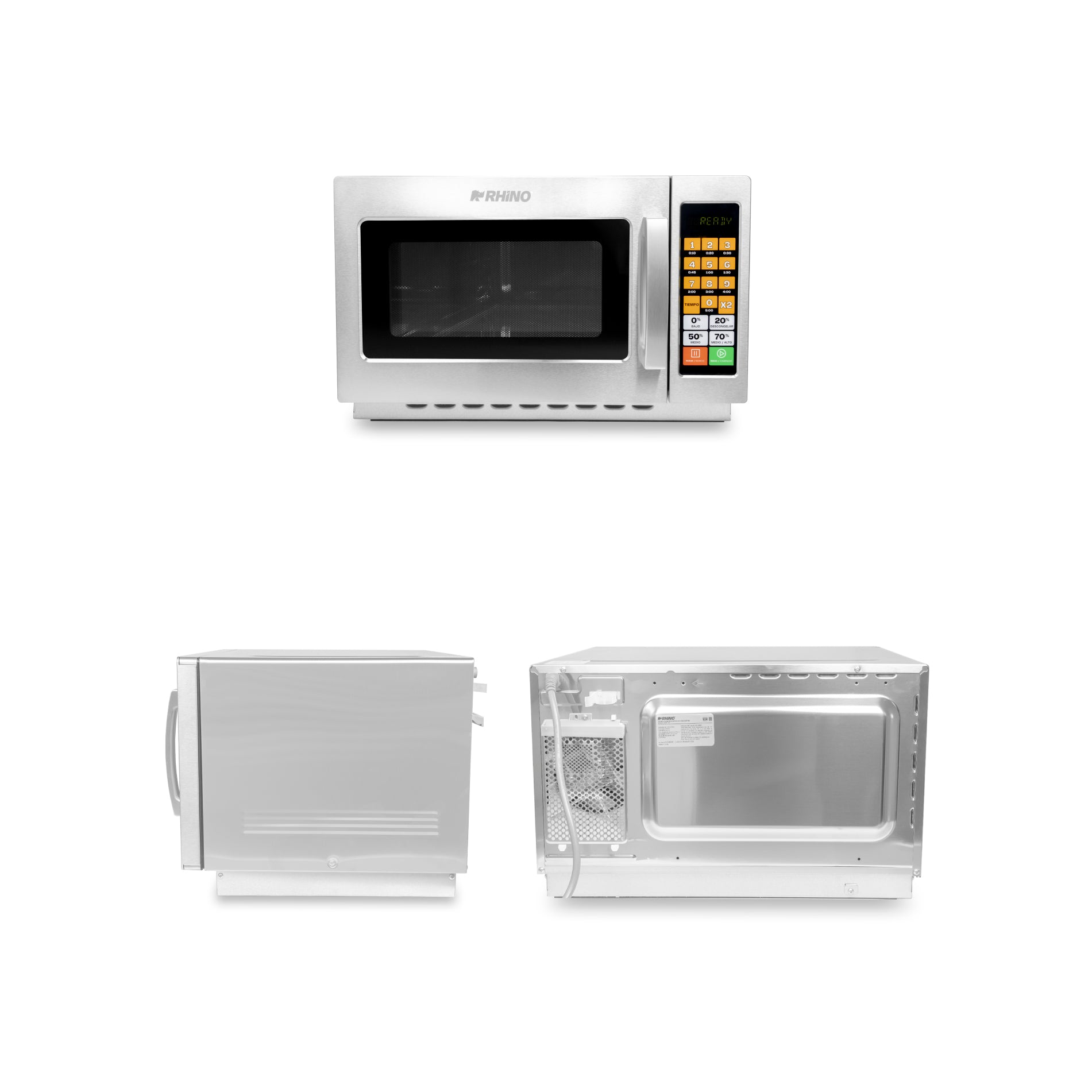 Horno de Microondas Digital 1.2 pies Rhino HOMIC-12D