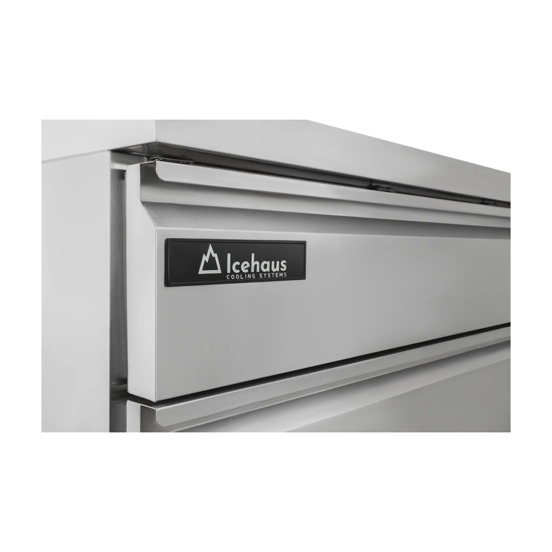 Base para modulares 2 cajones Icehaus modelo BRM-2C-SS-01