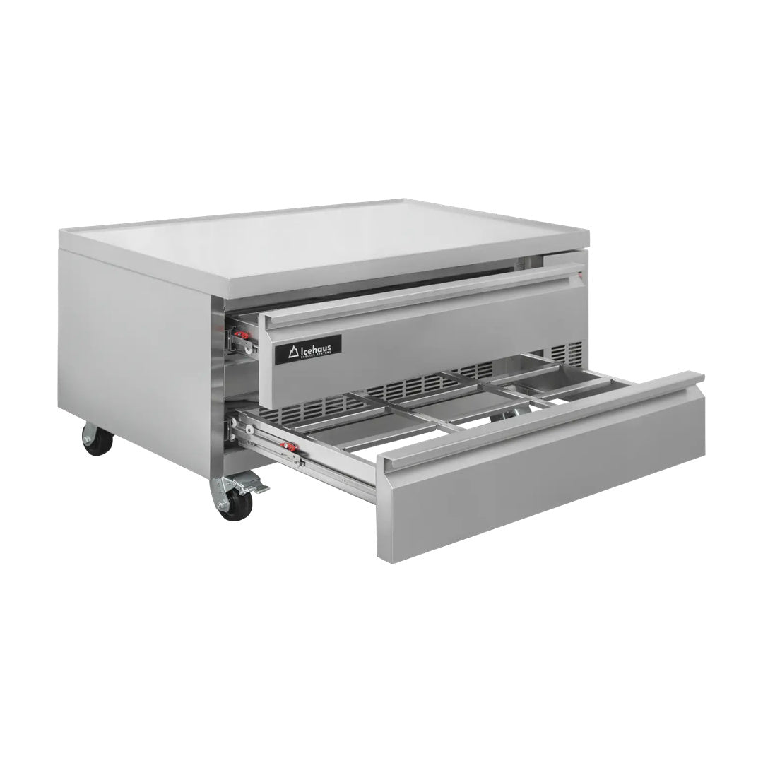 Base para modulares 2 cajones Icehaus modelo BRM-2C-SS-01