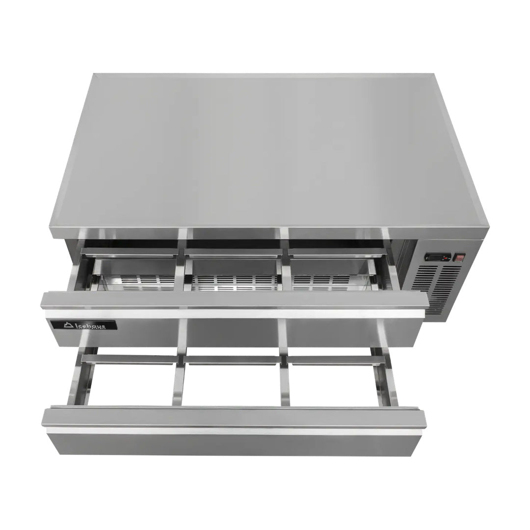 Base para modulares 2 cajones Icehaus modelo BRM-2C-SS-01
