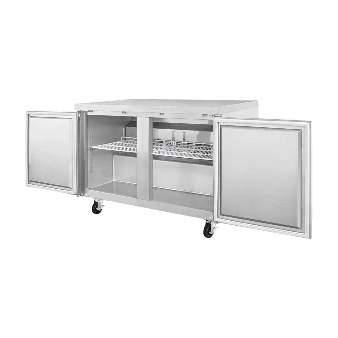 Congelador bajo barra 2 puertas Icehaus modelo CBB-2P-SS-01