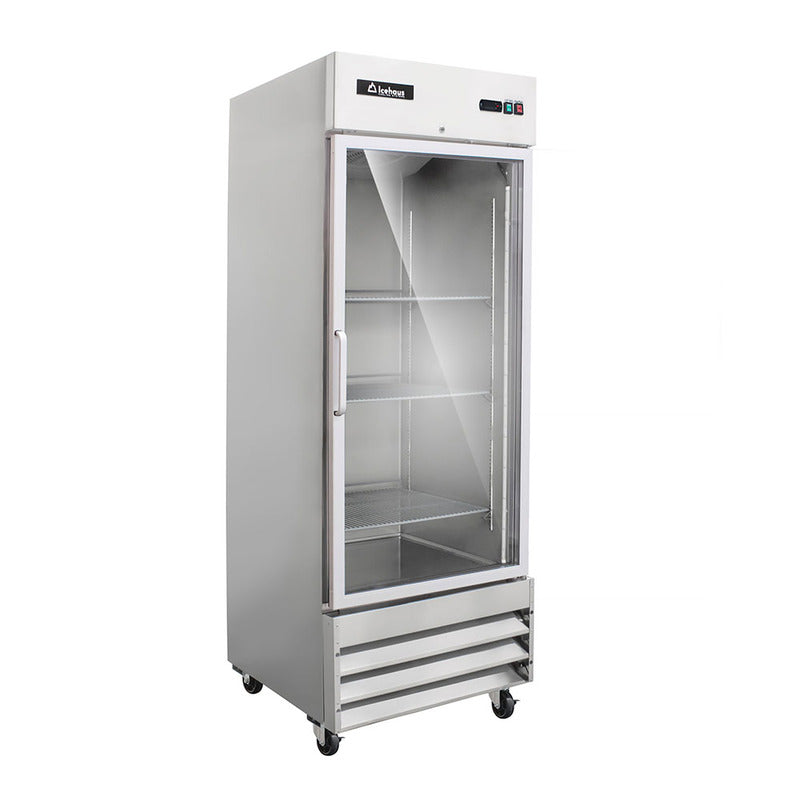 Congelador 1 puerta de cristal Icehaus modelo CV-1PC-SS-01