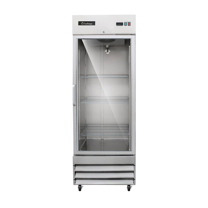 Congelador 1 puerta de cristal Icehaus modelo CV-1PC-SS-01