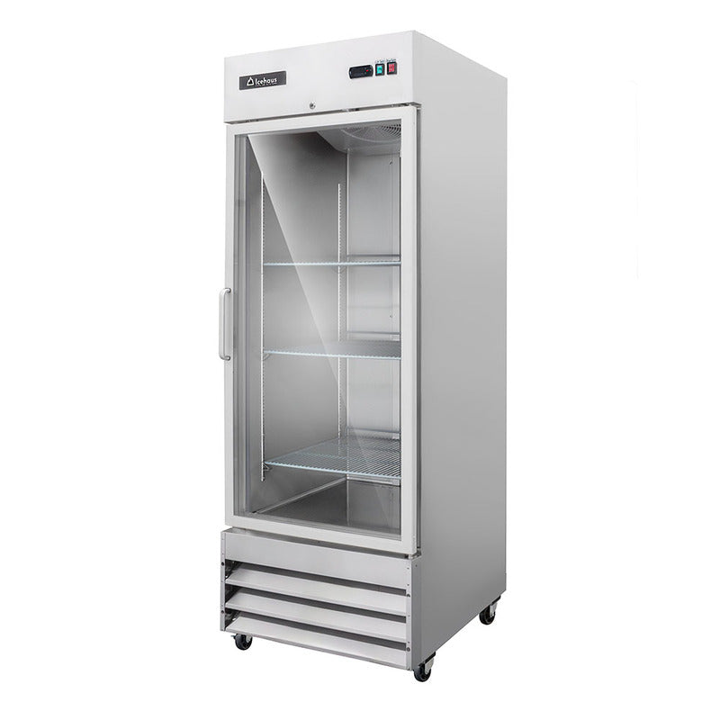 Congelador 1 puerta de cristal Icehaus modelo CV-1PC-SS-01