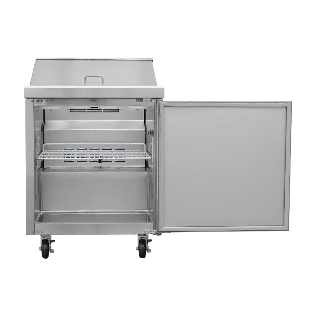 Mesa para ensaladas 1 puerta Icehaus modelo ME-1P-SS-01