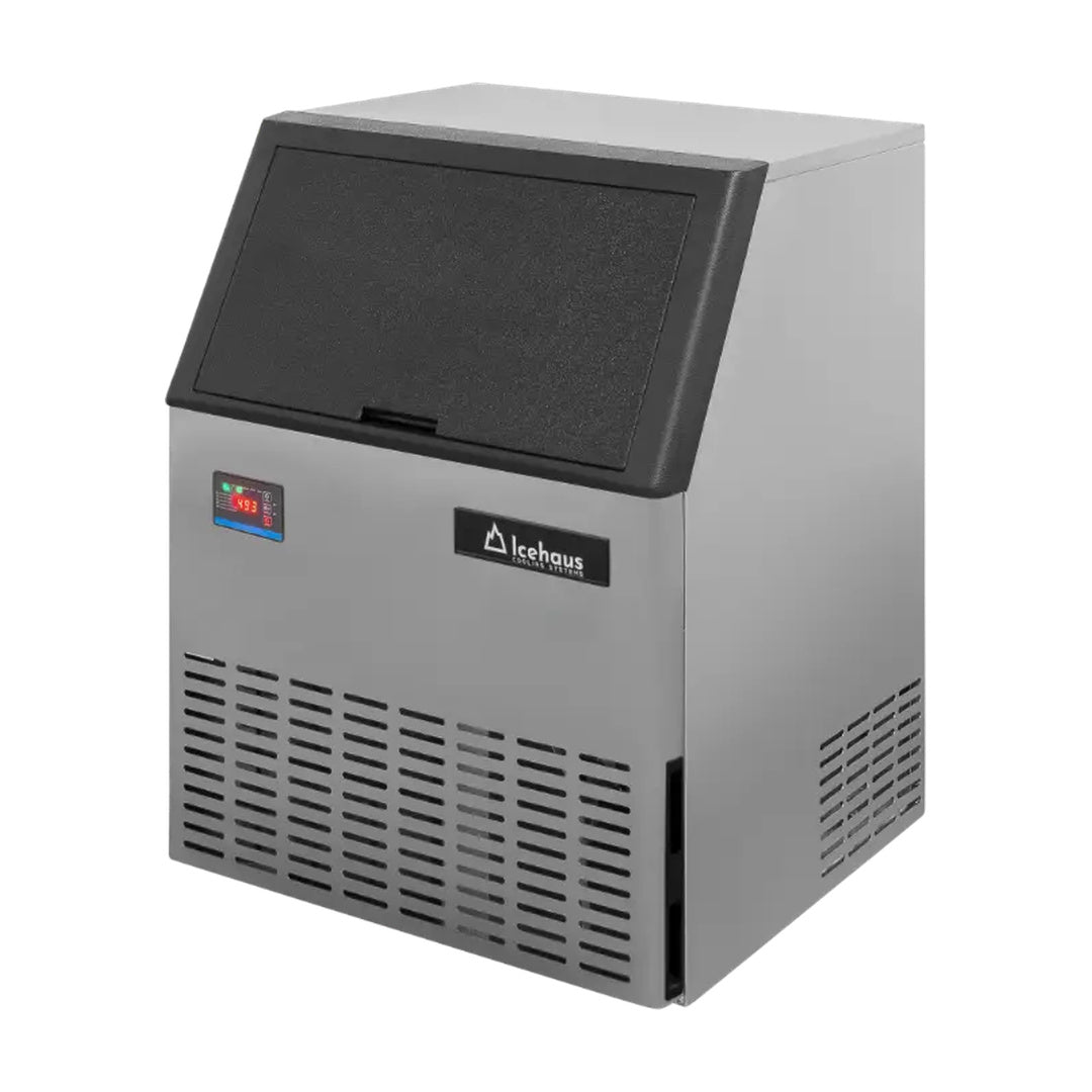 Máquina de hielo de 127 kg a 21°C temperatura ambiente Icehaus MH-127-BB