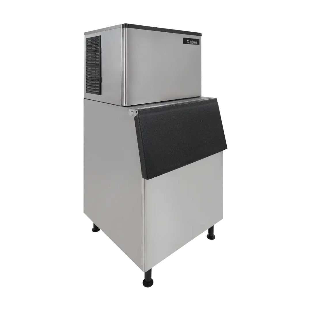 Máquina de hielo de 240 kg a 21°C temperatura ambiente Icehaus MH-240-MD