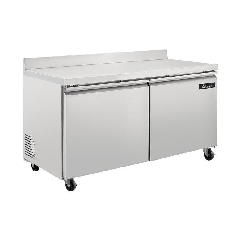 Mesa congelada 2 puertas Icehaus modelo MTC-2P-SS-02