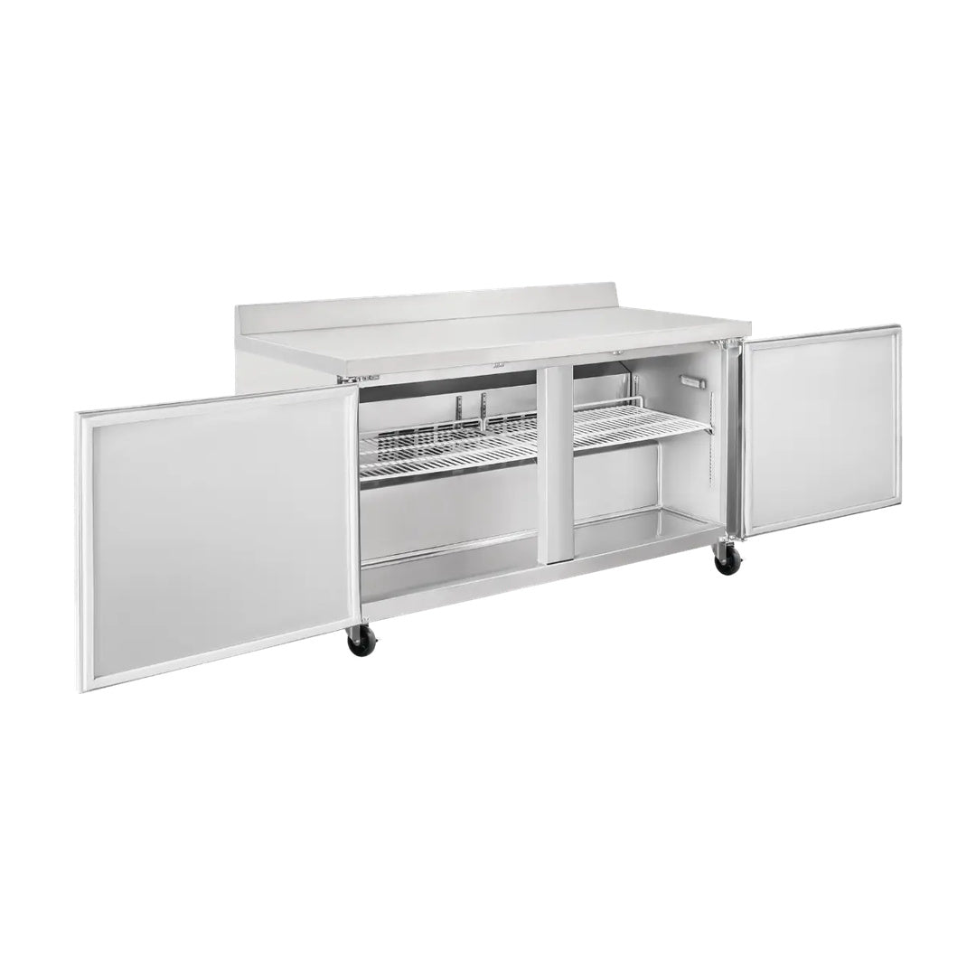 Refrigerador bajo barra 2 puertas solidas 11.3 pies cubicos Icehaus MTR-2P-SS-01
